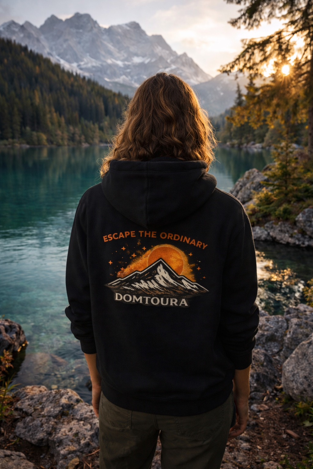 DOMTOURA Hoodie  – Premium Mountain Edition